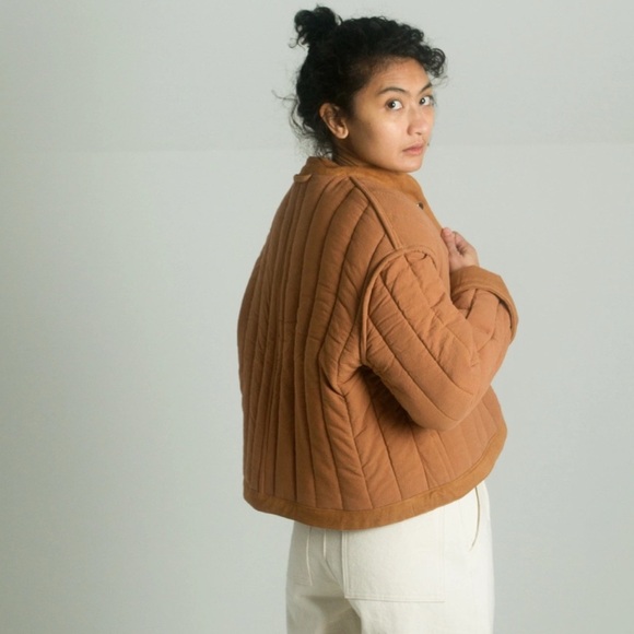 Kordal Studio Reversible Quilted Jacket in Clove - Picture 5 of 13